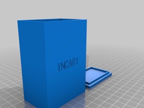 incaris caixa recipientes personalizado 3d print model - Mito3D