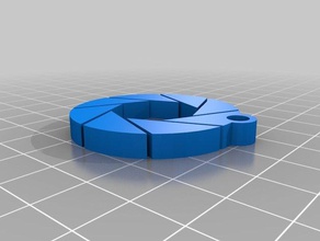 portal de llavero llaveros ciencia la abertura del logotipo 2 juego video juegos 3d print model - Mito3D