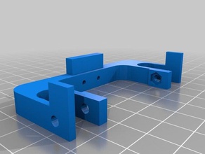 kossel alt 10mm düz çubuk endstop takın 3d yazıcı parçaları 3d print model - Mito3D