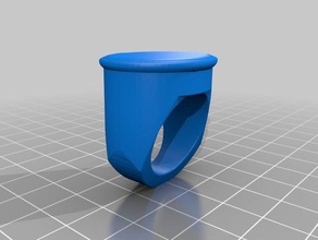 ring template jewelry empty ring ring template template 3d print model - Mito3D