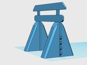 torii gate designed infinity toys & games 28mm game japan wargame wargames wargaming 3d print model - Mito3D
