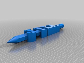 meine angepasste jill Bleistift-Halter Schilder & logos kundengebundene 3d print model - Mito3D