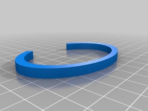 bracelet v2 bracelets art jewelry reprap wearable 3d print model - Mito3D