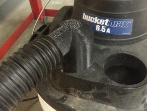 bucketmax hose adapter replacement parts reverse engineering shopvac vacuum 3d print model - Mito3D