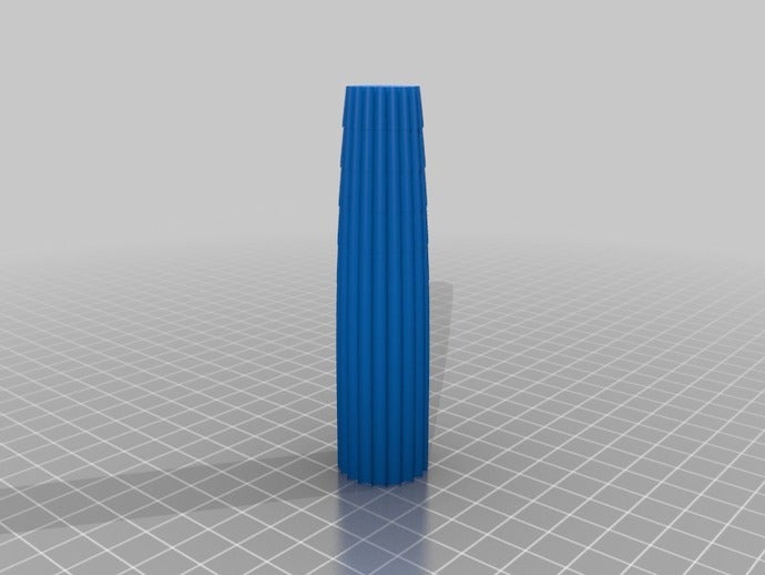 tentative grec colonne cannelée des bâtiments structures 3D print model - Mito3D