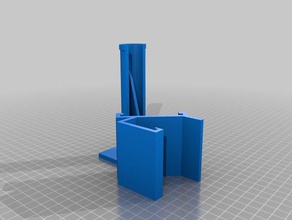 jet filament gen5 replicator spool holder 3d printer accessories customized 3d print model - Mito3D