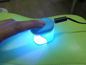 tiny manicure led lamp diy nail tanyaakinora 3d print model - Mito3D