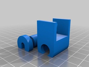 customizeable cable holder computer customized 3d print model - Mito3D