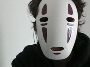 hayır spirited-yüz maskesi cosplay kostüm maske yüzsüz spirited 3d print model - Mito3D