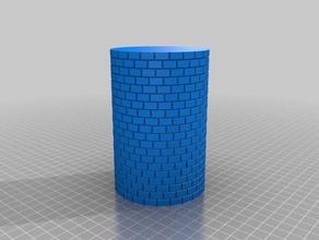 brick tower art customizer openscad 3d print model - Mito3D