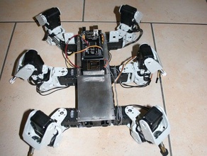 support de la sonde d'autres hexapode pla robotique robot mobile servo l'araignée ultrasons 3d print model - Mito3D