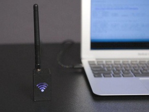 wifi finder de la moda adafruit arduino cc3000 diy electrónica hack hotspot ponible 3d print model - Mito3D
