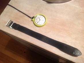 orologio da tasca in caso alessi polso - achille castiglione design classico guarda 3d print model - Mito3D