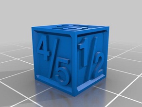 tarmogoyf die dice magic gathering mtg 3d print model - Mito3D