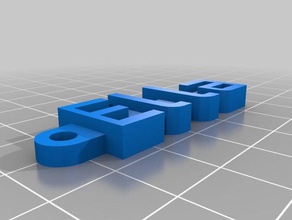 ella organização personalizado 3d print model - Mito3D