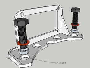 coil pack de montage l'automobile ecoulement ford 3d print model - Mito3D