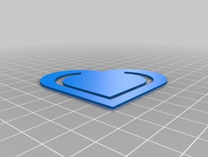 logan's paperclip heart art tools customized 3d print model - Mito3D
