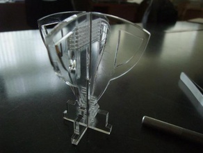 volley cup sport outdoors gsi-lab lasercut 3d print model - Mito3D