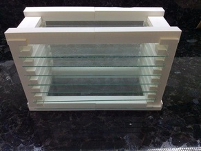 glass plate holder 3d printer accessories storage 3d print model - Mito3D