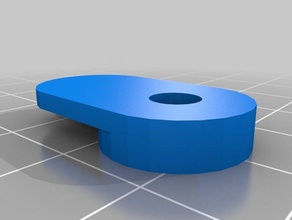 kossel glassbed abrazaderas Impresora 3d de las piezas 3d print model - Mito3D