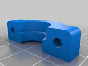 kossel addjusted abrazadera e3d mini v6 efectoras Impresora 3d de las piezas 3d print model - Mito3D