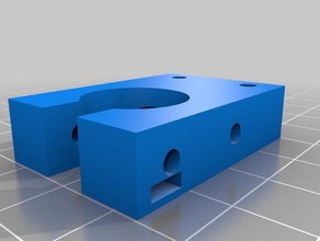 e3d v6 bowden printrbot simple 3d printer parts 1405 e3dv6 mount printed 3d print model - Mito3D