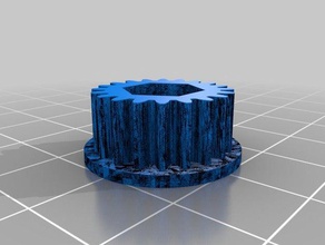 pulley 20teeth 3d print model - Mito3D