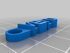 vero keychains customized 3d print model - Mito3D