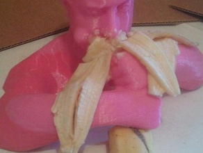 colbert eating bananafor scale 3d print model - Mito3D