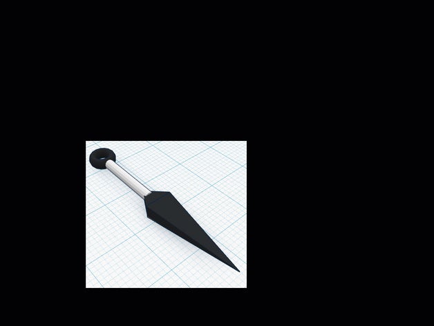 kunai sahne 3D print model - Mito3D