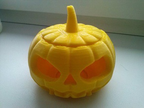 pumpkin halloween jack o lantern 3d print model - Mito3D