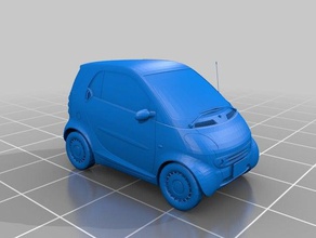 froh-smart Fahrzeuge Kunst-Spielzeug smart Fahrzeug 3d print model - Mito3D