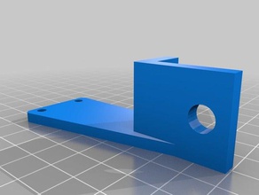 y axis end stop button bracket gmax 15 3d printer parts 3d print model - Mito3D