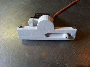 linear mg90s micro servo robótica deslizante 3d print model - Mito3D