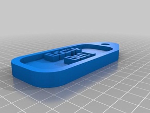 eddie tag household customized 3d print model - Mito3D