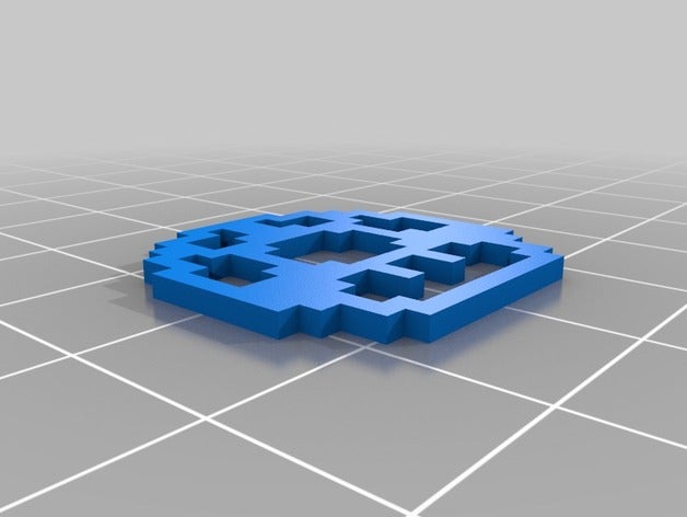 hongo 8bit 3D print model - Mito3D
