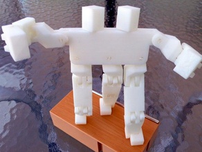 leonardo Roboter teamteamusa Modell fave - Spielzeug bis 3d print model - Mito3D