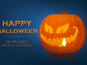 3d printed jack-o-lantern props print printer decoration halloween prop pumpkin 3d print model - Mito3D