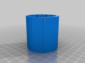 octagonal aquarium leak repair pets 3d print model - Mito3D