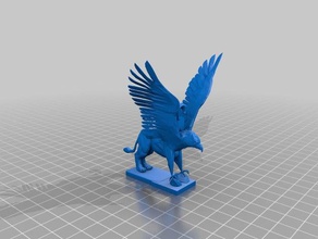 griffin rider 3d printing 3d print model - Mito3D