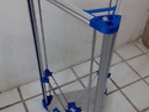 kossel leo 2020 8mm Impressora 3d de peças o 3d print model - Mito3D