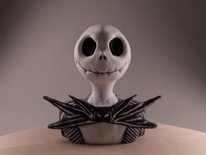 iskelet jack rmx Cadılar Bayramı jackskellington nightmarebeforechristmas Noel öncesi kabus 3d print model - Mito3D
