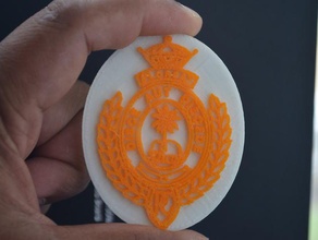 royal college colombo logo üniversite Kraliyet 3d print model - Mito3D