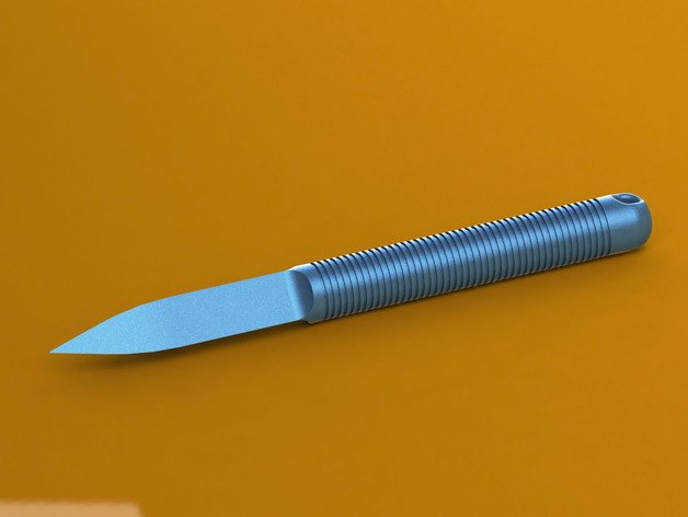 delta dart hobby cold steel knife shank 3D print model - Mito3D