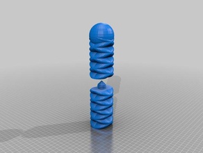 my customized parametric magic wand toys & games 3d print model - Mito3D