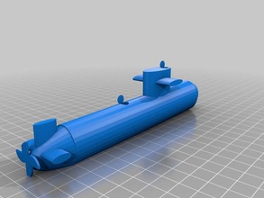 fast attack sub other 3d print model - Mito3D