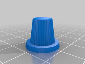 small tr606 potentiometer knobs without hole replacement parts customized 3d print model - Mito3D