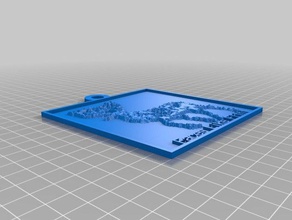 facce come la selce cervi 2d art su misura faccia 3d print model - Mito3D