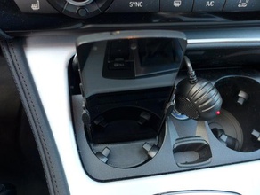 qi charger cup holder nexus 5 mobile phone car nexus5 3d print model - Mito3D