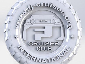 logo fj cruiser club Schilder & logos 3d print model - Mito3D